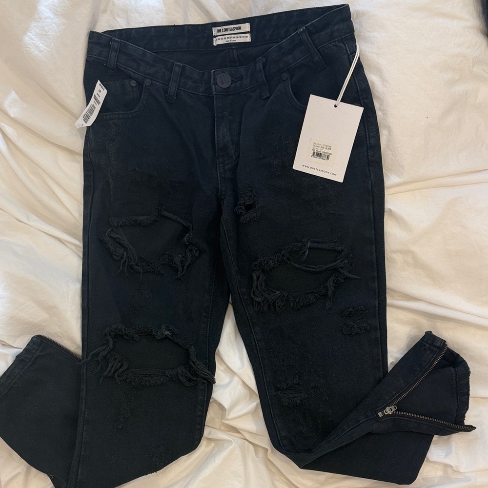 Aritzia freebird fox black jeans size 27